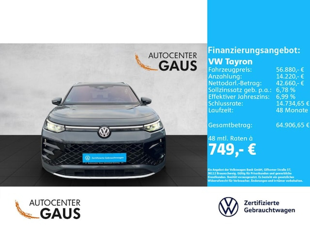 Volkswagen Tayron 4Motion DSG R-Line