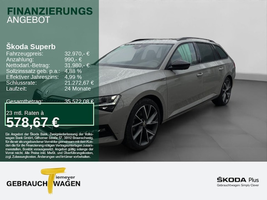 Skoda Superb Combi Sportline 1.5 TSI