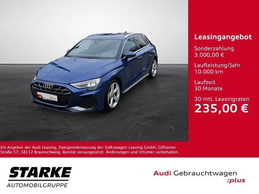 Audi A3 Sportback Sedan S-Line S-Tronic 30 TFSI