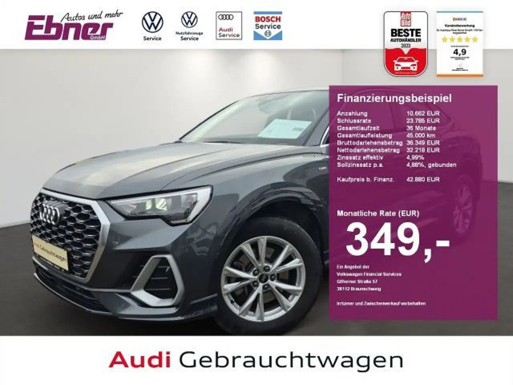 Audi Q3 Sportback Quattro S-Line S-Tronic 40 TFSI