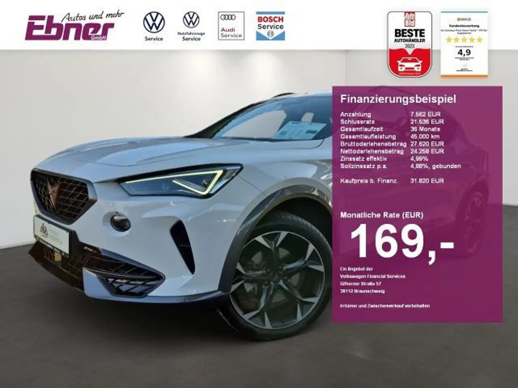 Cupra Formentor 4Drive 2.0 TSI DSG
