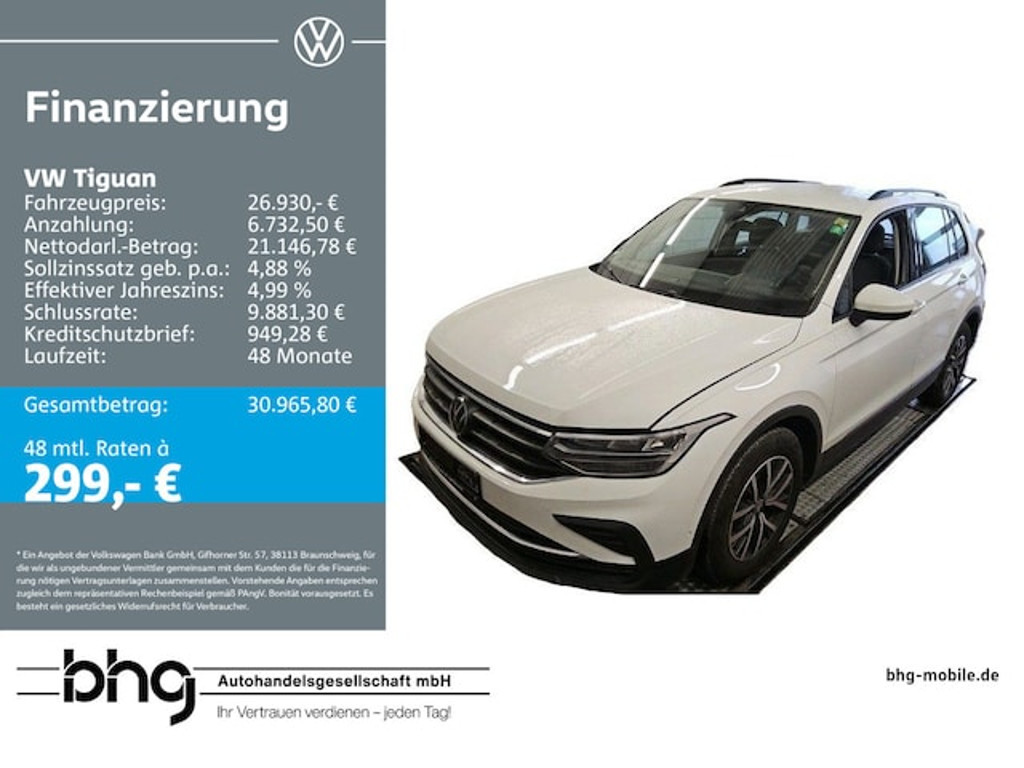 Volkswagen Tiguan Life 1.5 TSI