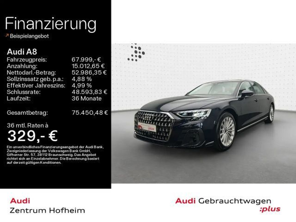 Audi A8 Quattro Hybride Lang