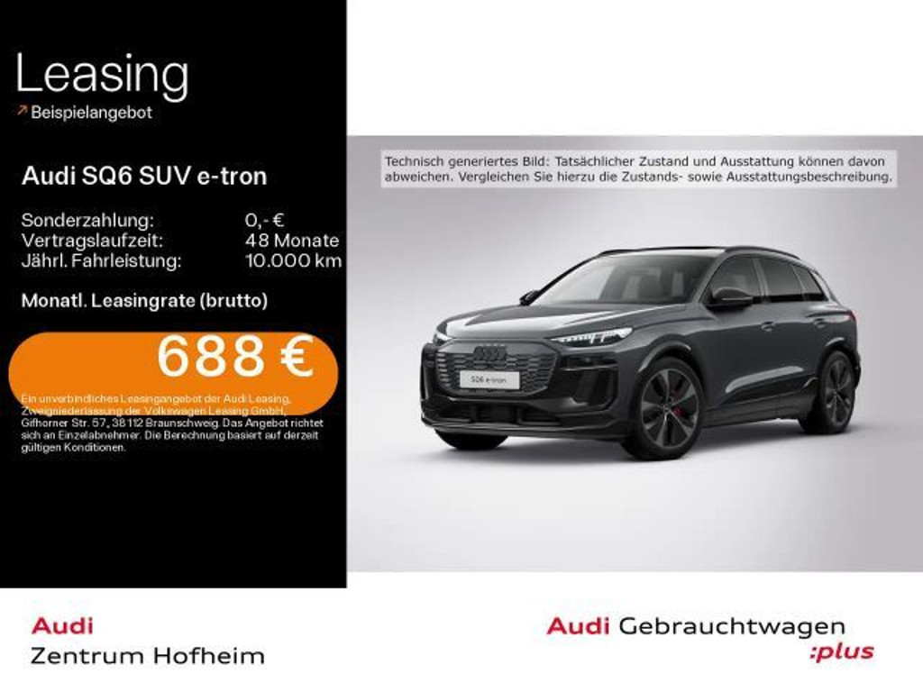 Audi SQ6 e-tron *Air*B&O*AR-HUD*Pano*LED*Virtual*N