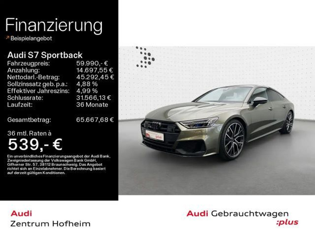 Audi S7 *Air*B&O*HUD*Pano*Standh*HD Matrix*V