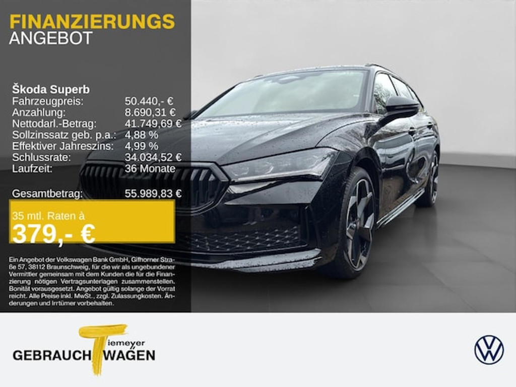 Skoda Superb Combi 4x4 Sportline 2.0 TDI