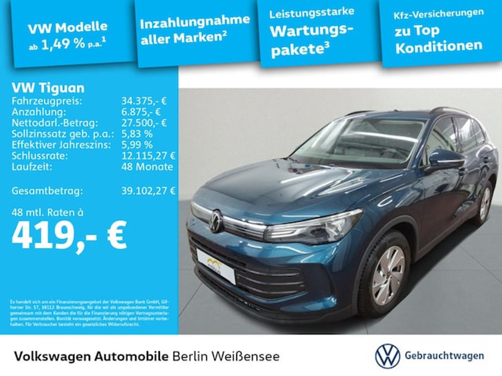 Volkswagen Tiguan DSG 1.5 eTSI