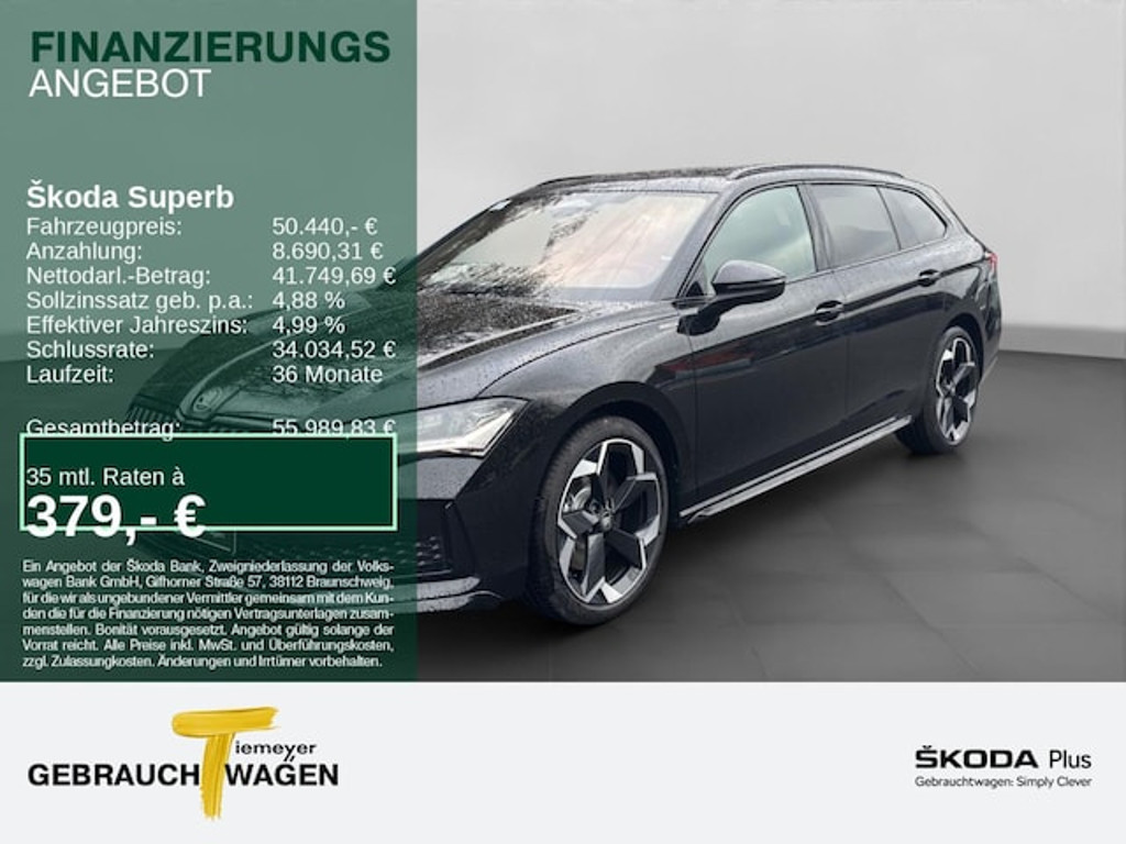 Skoda Superb Combi 4x4 Sportline 2.0 TDI