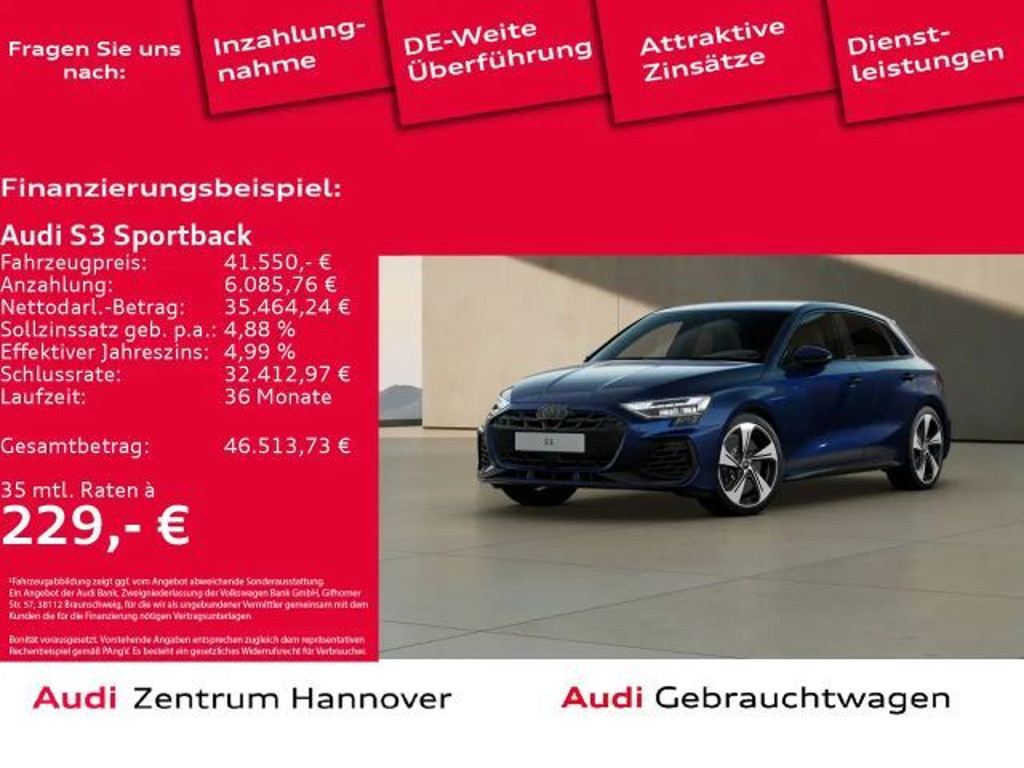 Audi S3 Sedan Quattro 2.0 TFSI