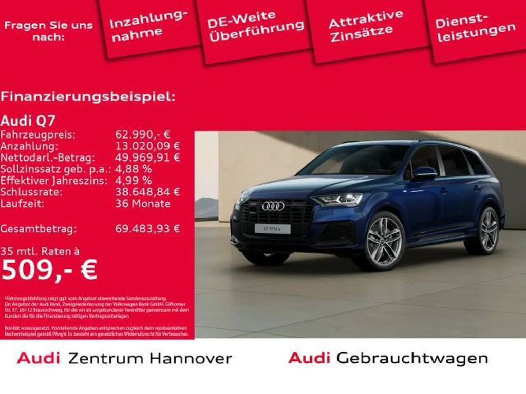 Audi Q7 Quattro S-Line Hybride