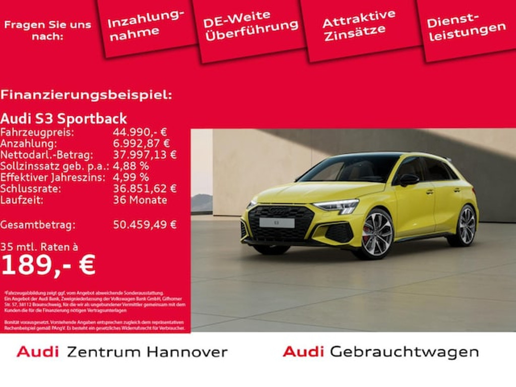 Audi S3 Sportback Quattro S-Tronic