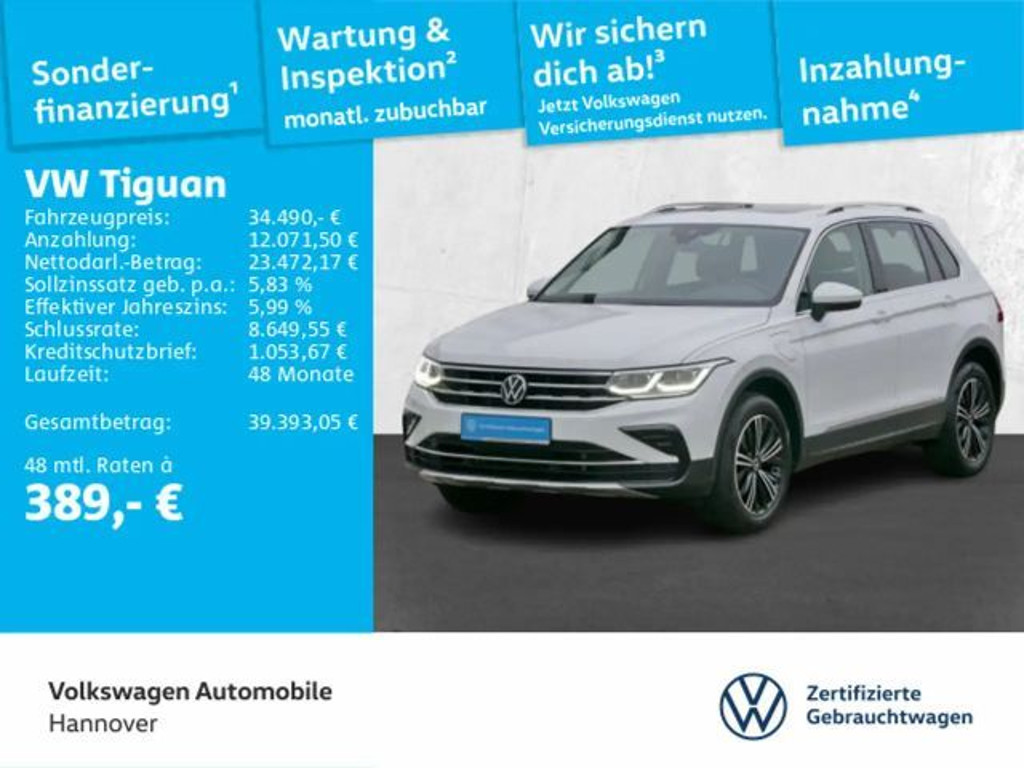 Volkswagen Tiguan DSG eHybrid 1.4 TSI Elegance Elegance