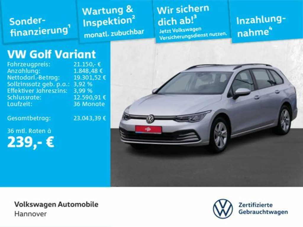Volkswagen Golf DSG Life Variant Golf VIII 1.5 eTSI
