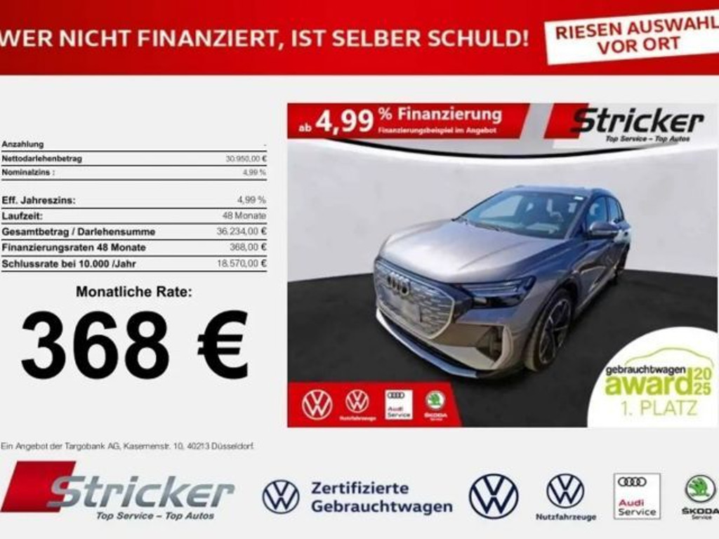 Audi Q4 e-tron S-Line 40