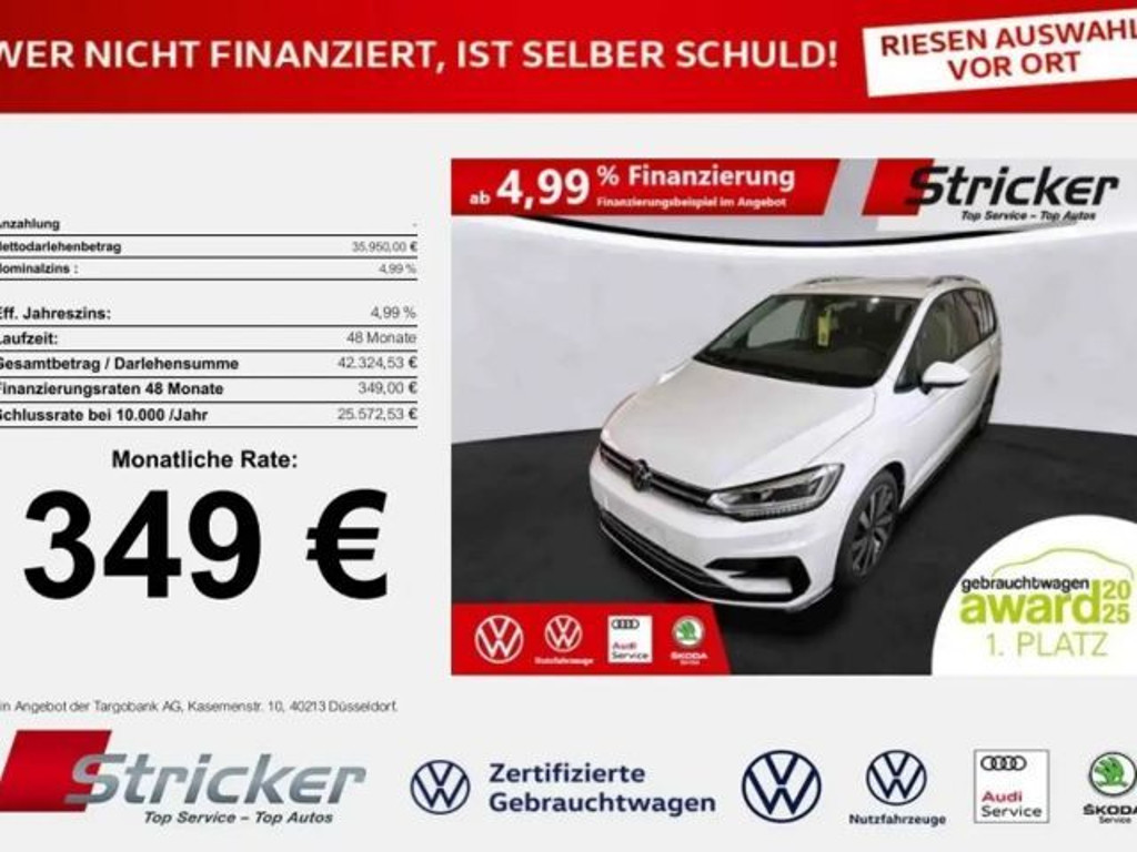 Volkswagen Touran DSG R-Line 2.0 TDI