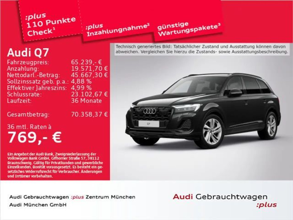 Audi Q7 Quattro 45 TDI