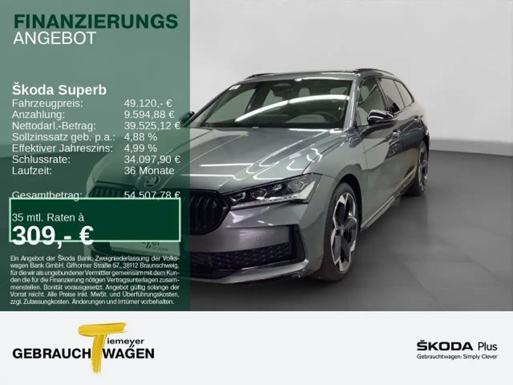 Skoda Superb Combi 4x4 Sportline 2.0 TDI