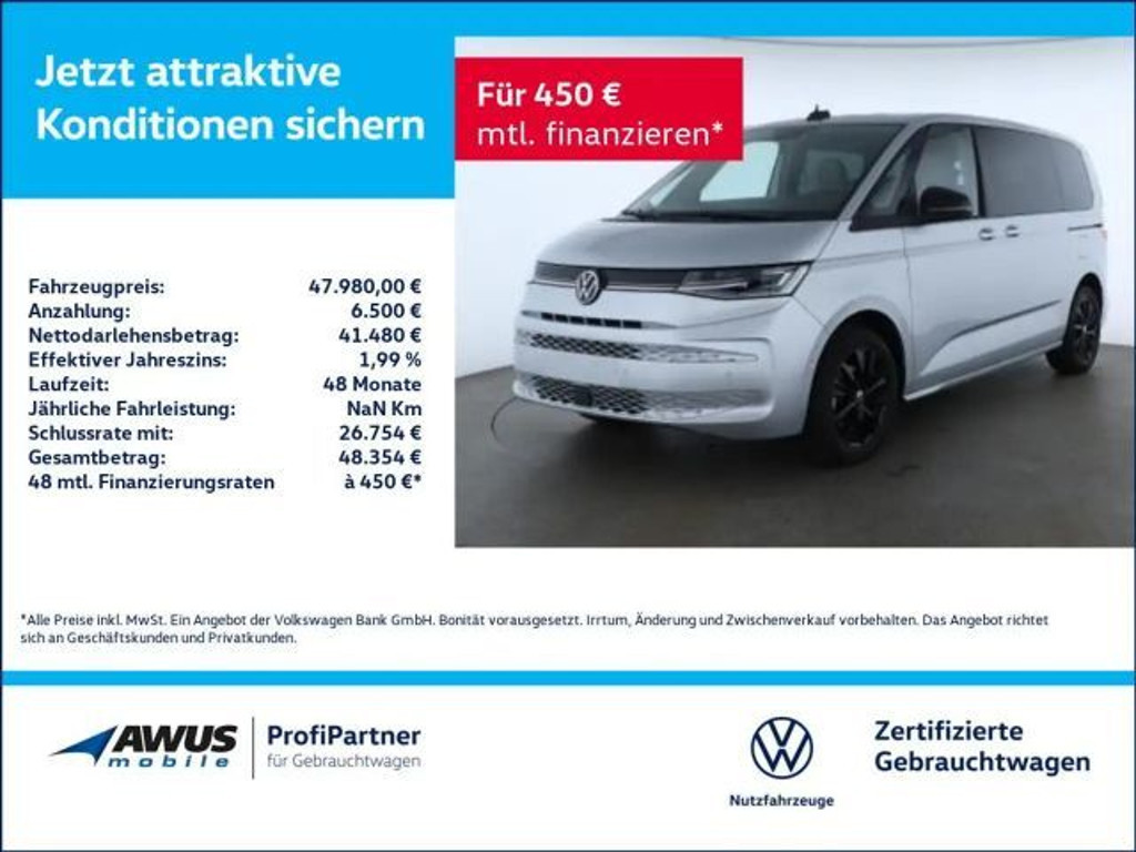 Volkswagen Multivan DSG Life T7
