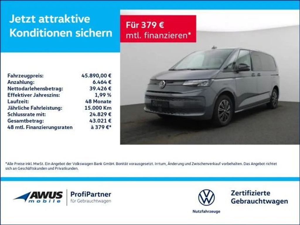 Volkswagen Multivan DSG 2.0 TDI T7