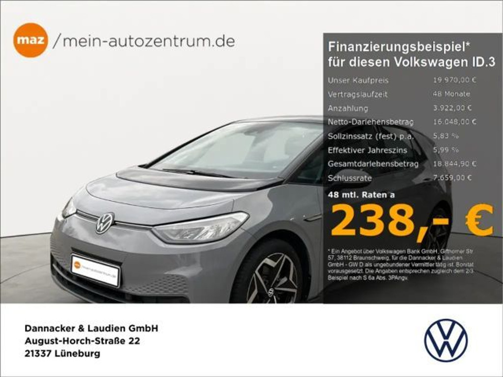 Volkswagen ID.3 Performance 55 kWh Pure