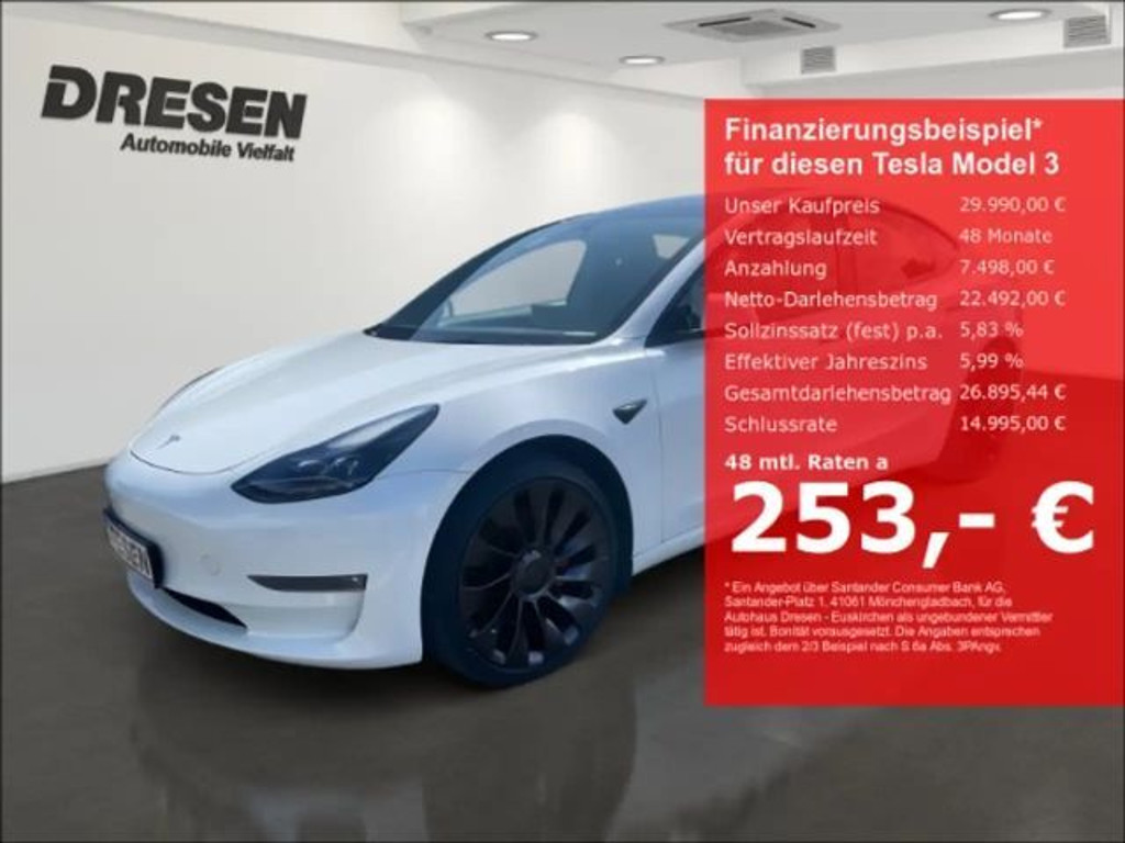 Tesla Model 3 Performance Dual Motor AWD