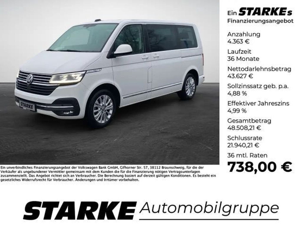 Volkswagen Multivan DSG Highline 2.0 TDI T6