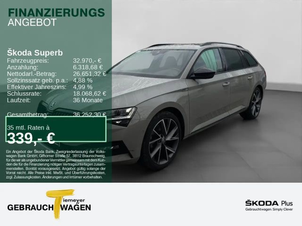Skoda Superb Combi Sportline 1.5 TSI