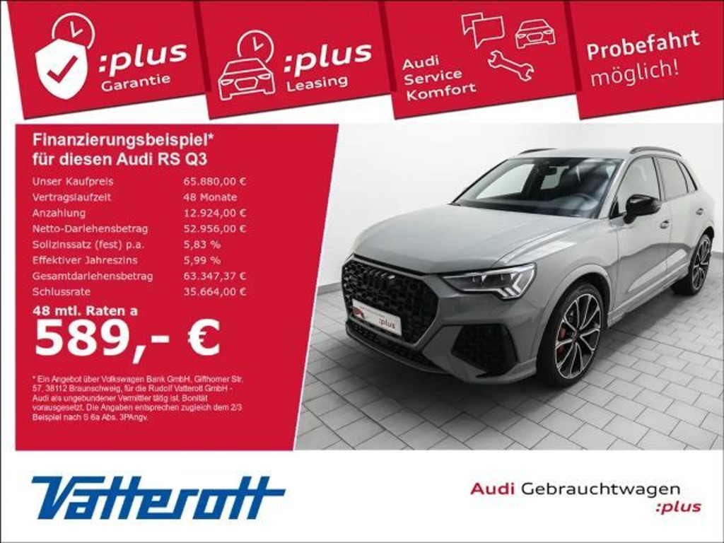 Audi RS Q3 Matrix AHK SONOS Navi Leder 280kmh