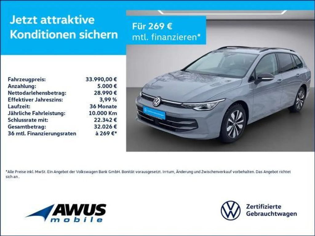 Volkswagen Golf DSG Variant Golf VIII 1.5 eTSI