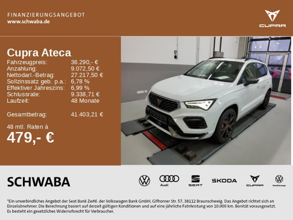 Cupra Ateca 4Drive 2.0 TSI DSG