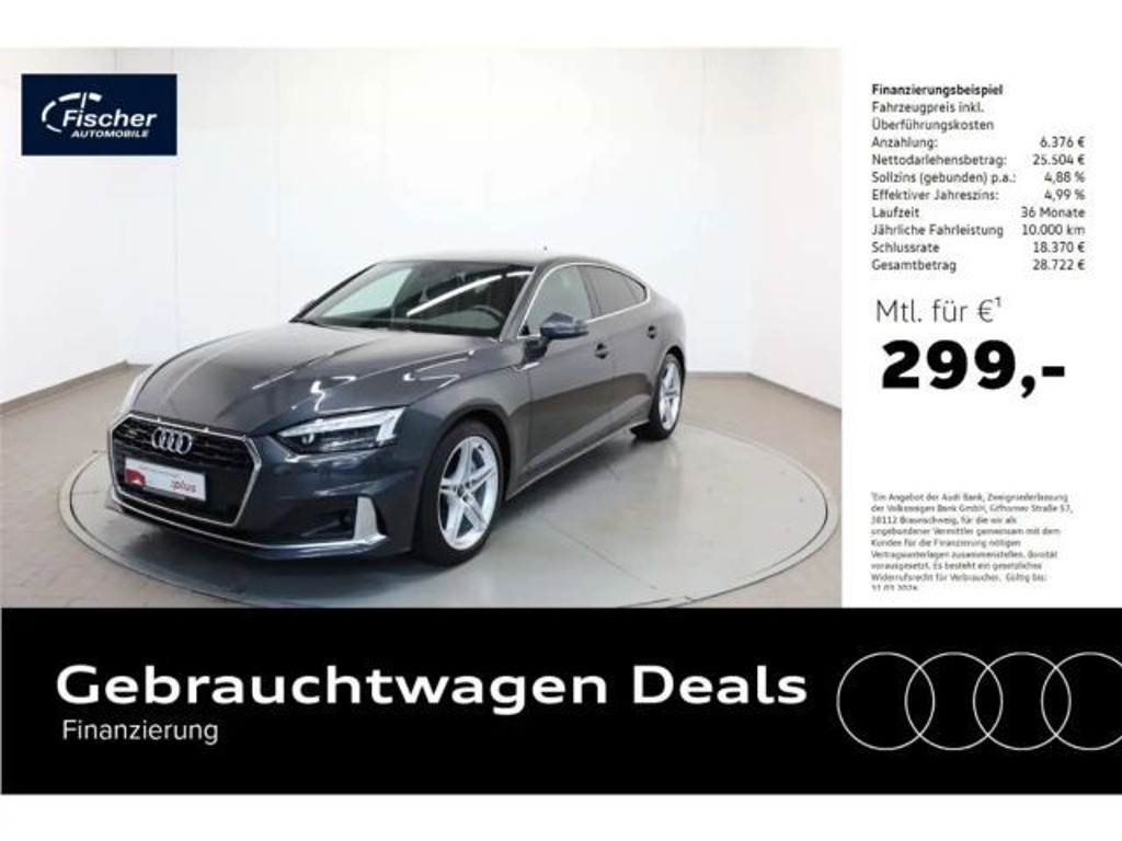 Audi A5 Sportback Quattro 40 TDI