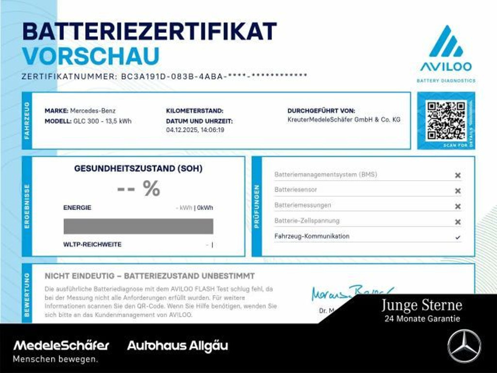 Mercedes-Benz GLC-Klasse GLC 300 4MATIC AMG Line GLC 300 e