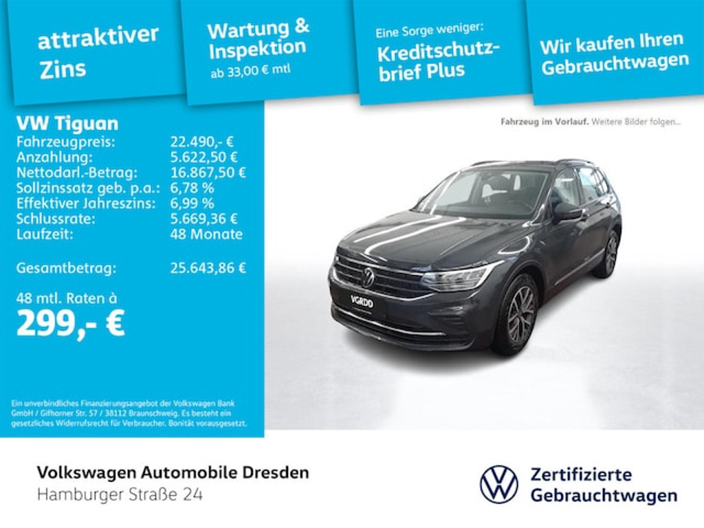 Volkswagen Tiguan Life 1.5 TSI