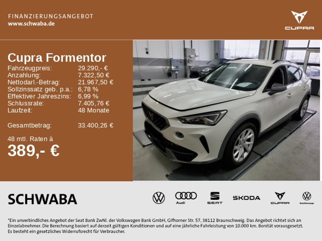 Cupra Formentor 1.4 DSG e-Hybrid