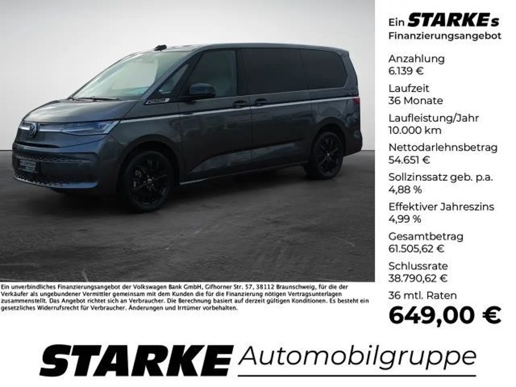 Volkswagen Multivan DSG Style 2.0 TDI Lang T7