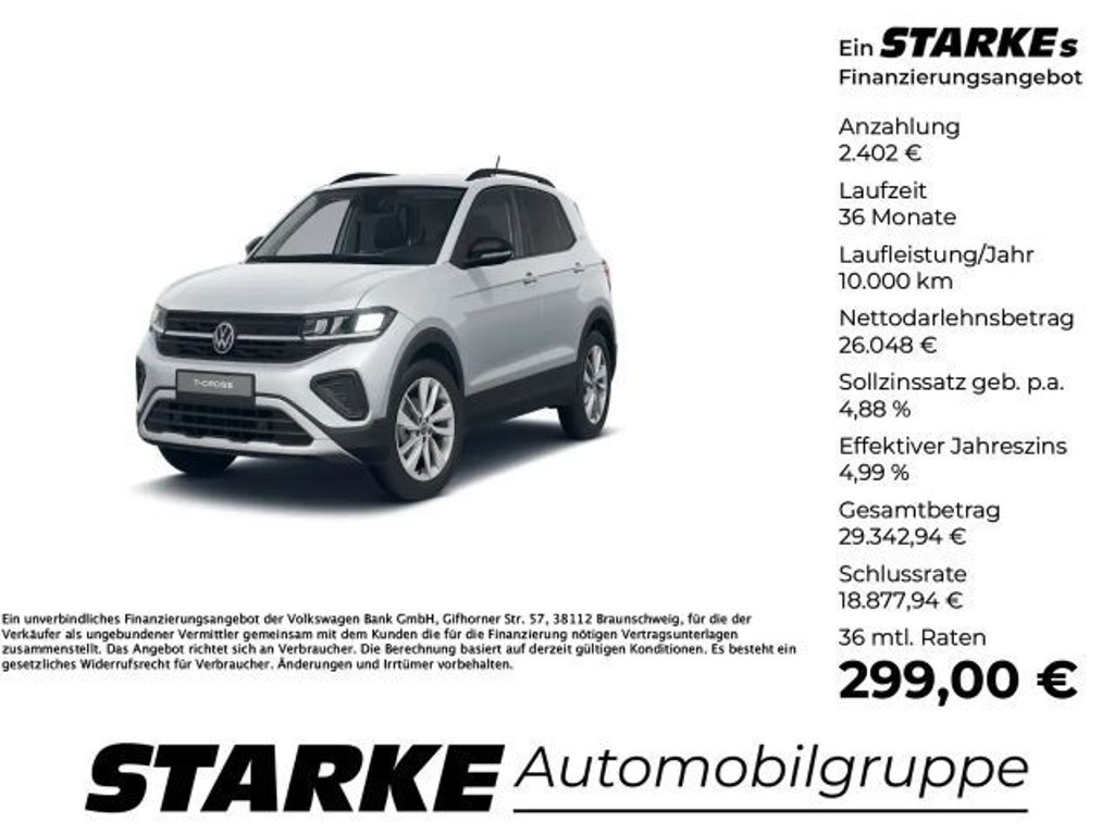 Volkswagen T-Cross DSG 1.0 TSI