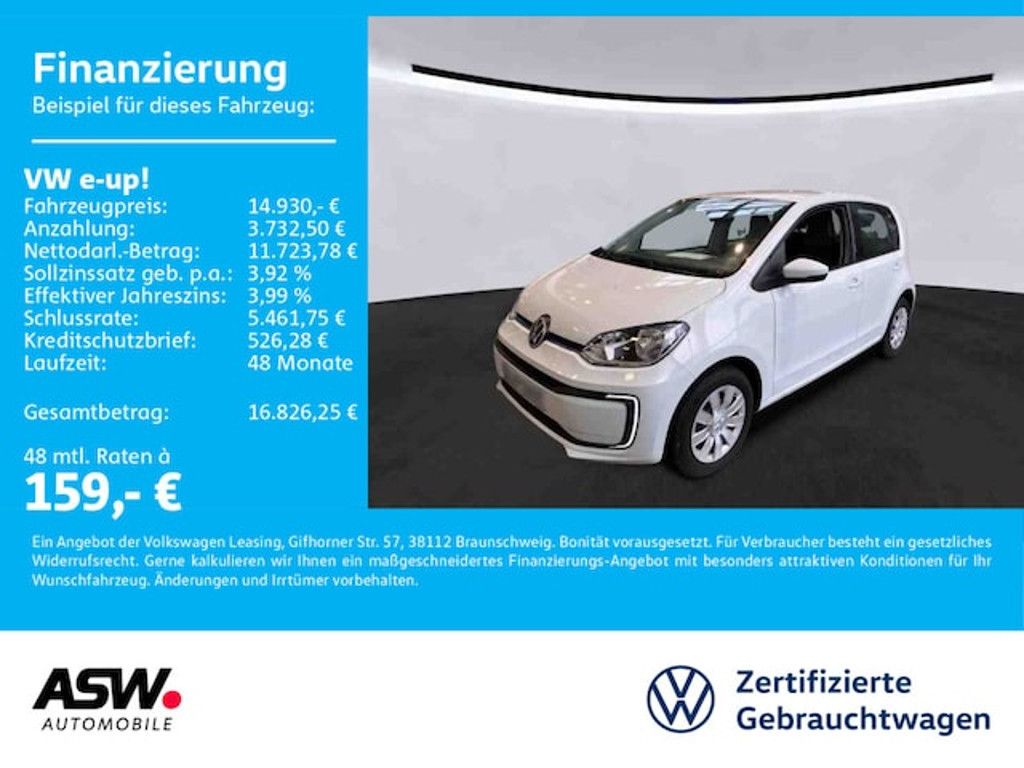Volkswagen e-up! Move up! Move