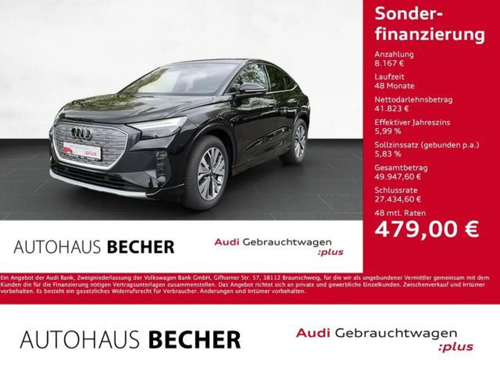 Audi Q4 e-tron Sportback Quattro 50