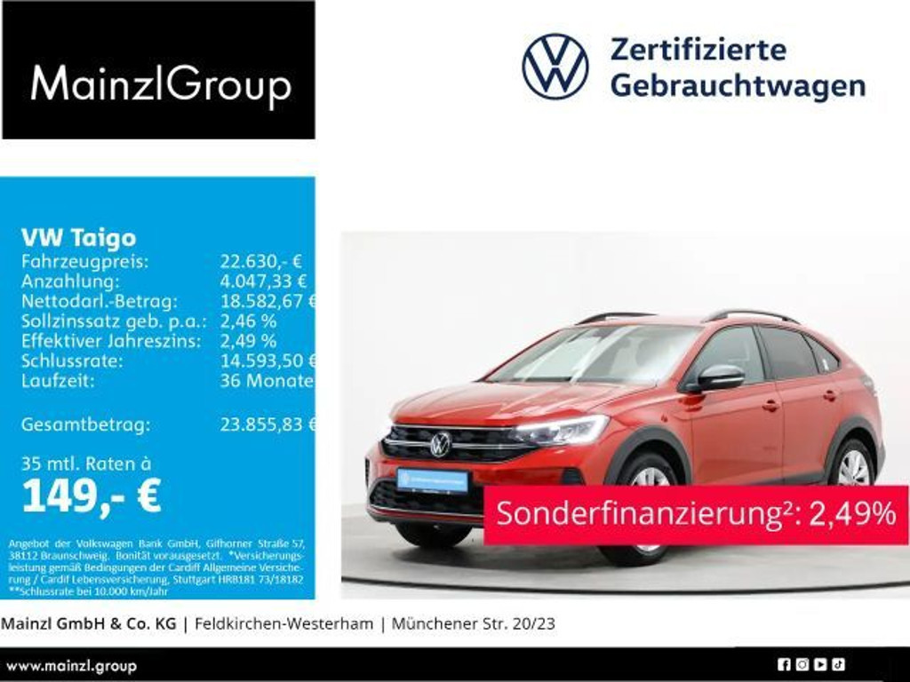 Volkswagen Taigo DSG 1.0 TSI