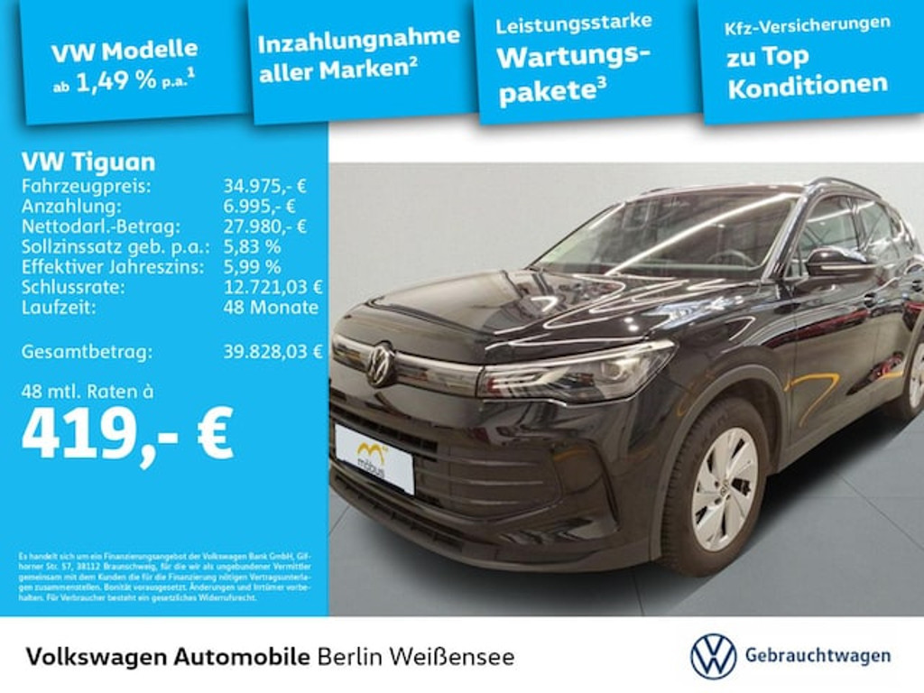 Volkswagen Tiguan DSG 1.5 eTSI