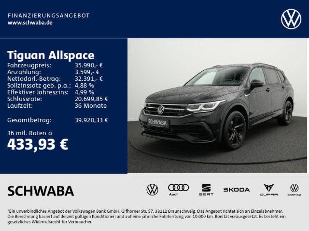Volkswagen Tiguan DSG Allspace R-Line 2.0 TDI