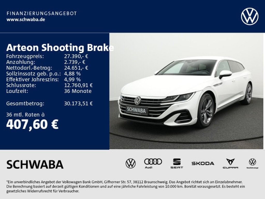 Volkswagen Arteon Shooting Brake DSG R-Line 2.0 TDI