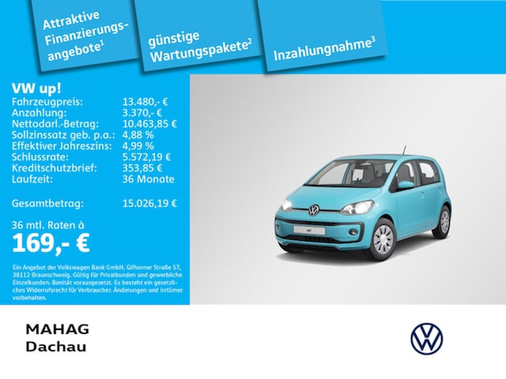 Volkswagen up! Move up! Move