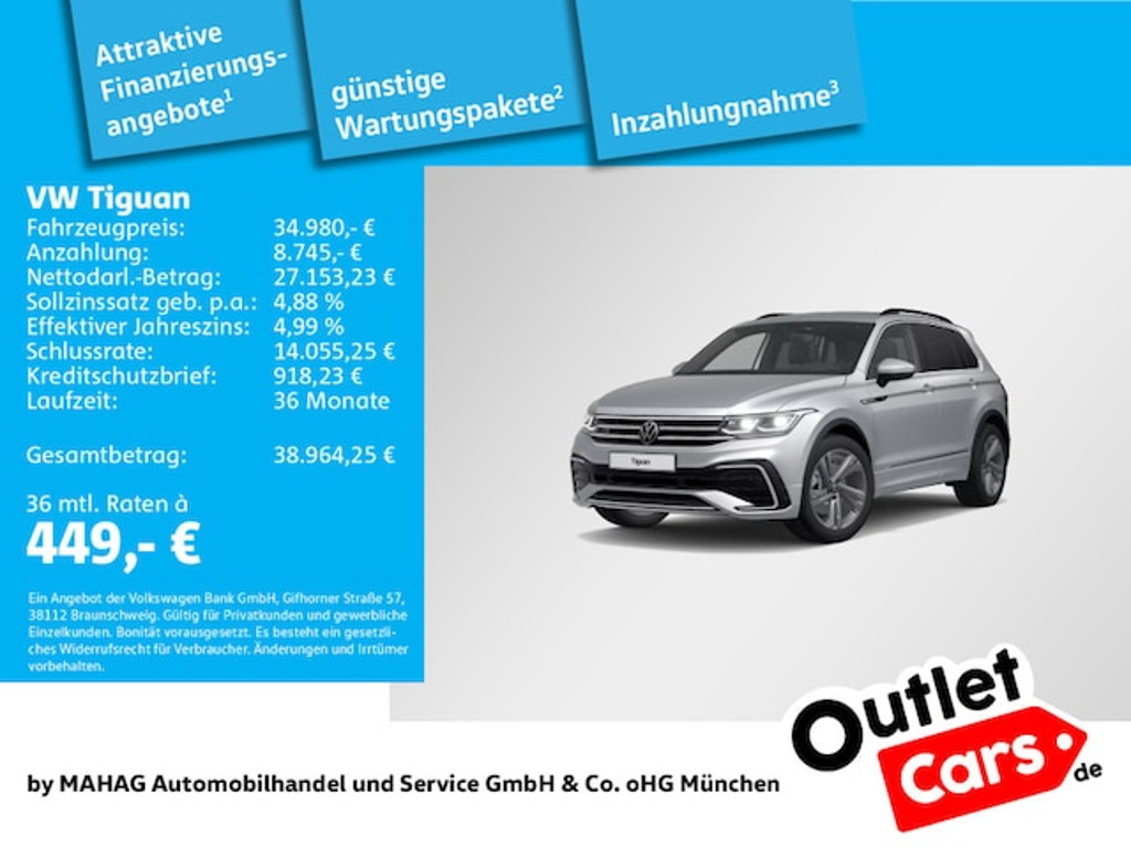 Volkswagen Tiguan DSG R-Line 2.0 TSI