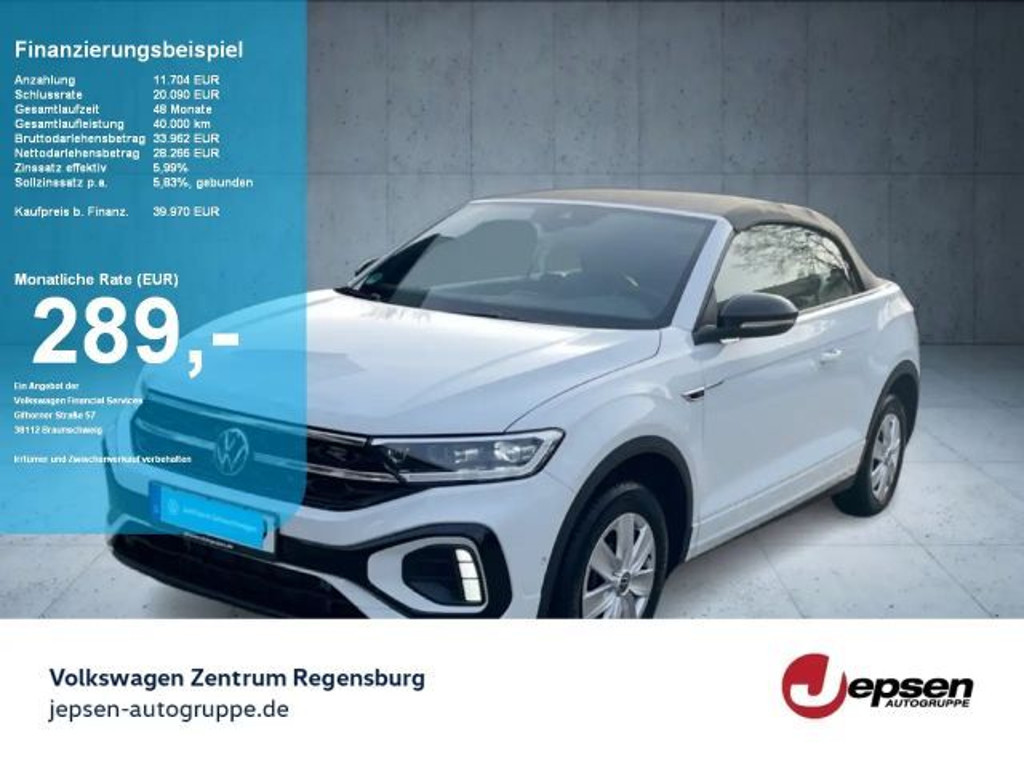 Volkswagen T-Roc DSG Cabriolet R-Line