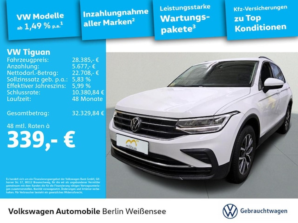Volkswagen Tiguan DSG Life 2.0 TDI