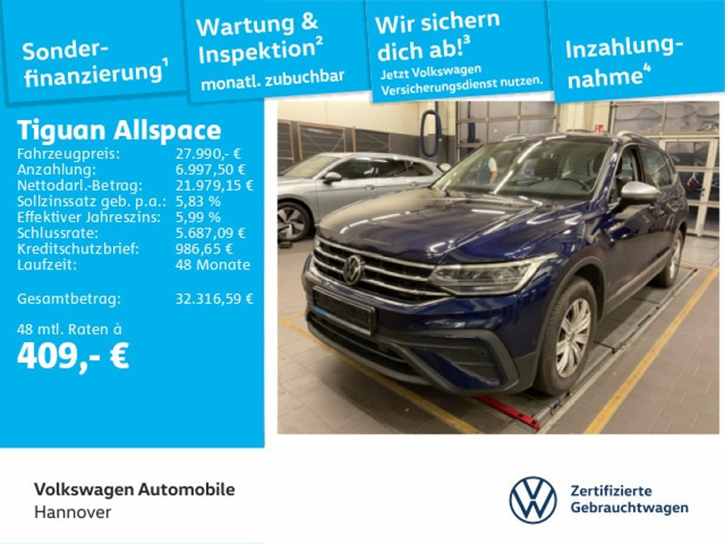 Volkswagen Tiguan Life Allspace 1.5 TSI