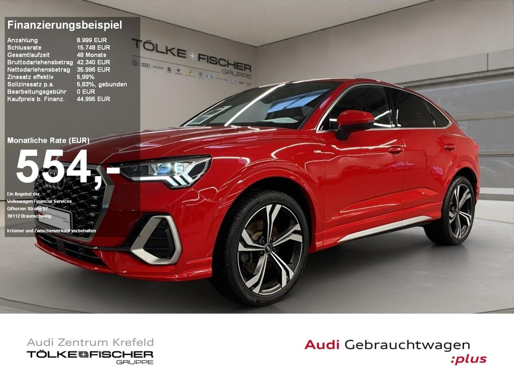 Audi Q3 Sportback Quattro S-Line 2.0 TFSI