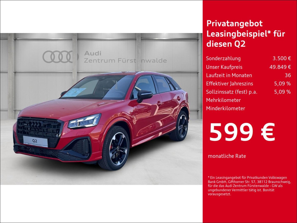 Audi Q2 Quattro S-Line 40 TFSI