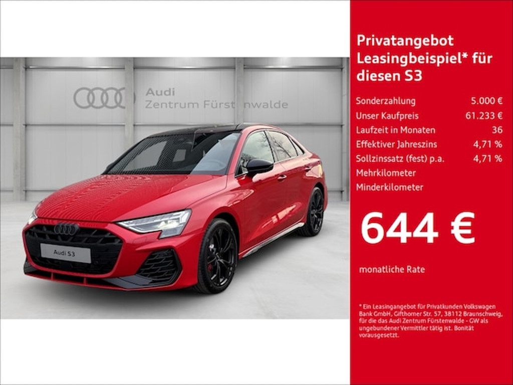 Audi S3 Sedan Quattro S-Tronic